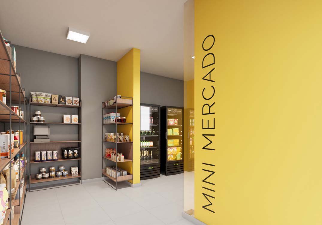 Delivery — perspectiva ilustrativa do Plano&Essência Clube